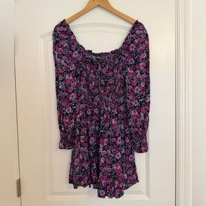 Bright Floral Mini Dress